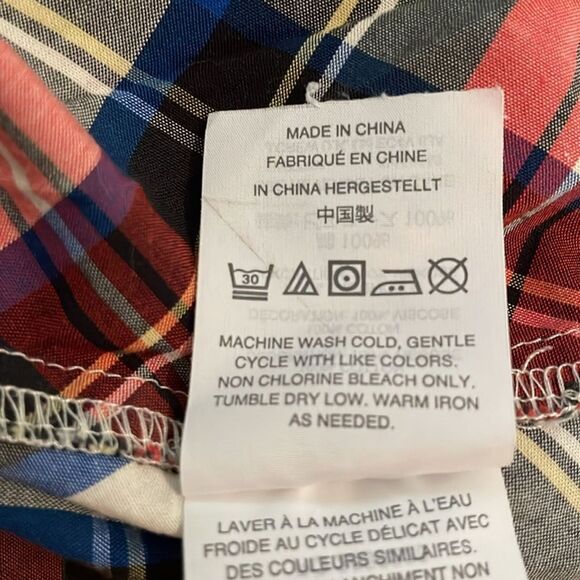 J. Crew Tartan Plaid Bow Shoulder Sleeveless Top Womens Size 2 Christmas Holiday - Picture 9 of 9